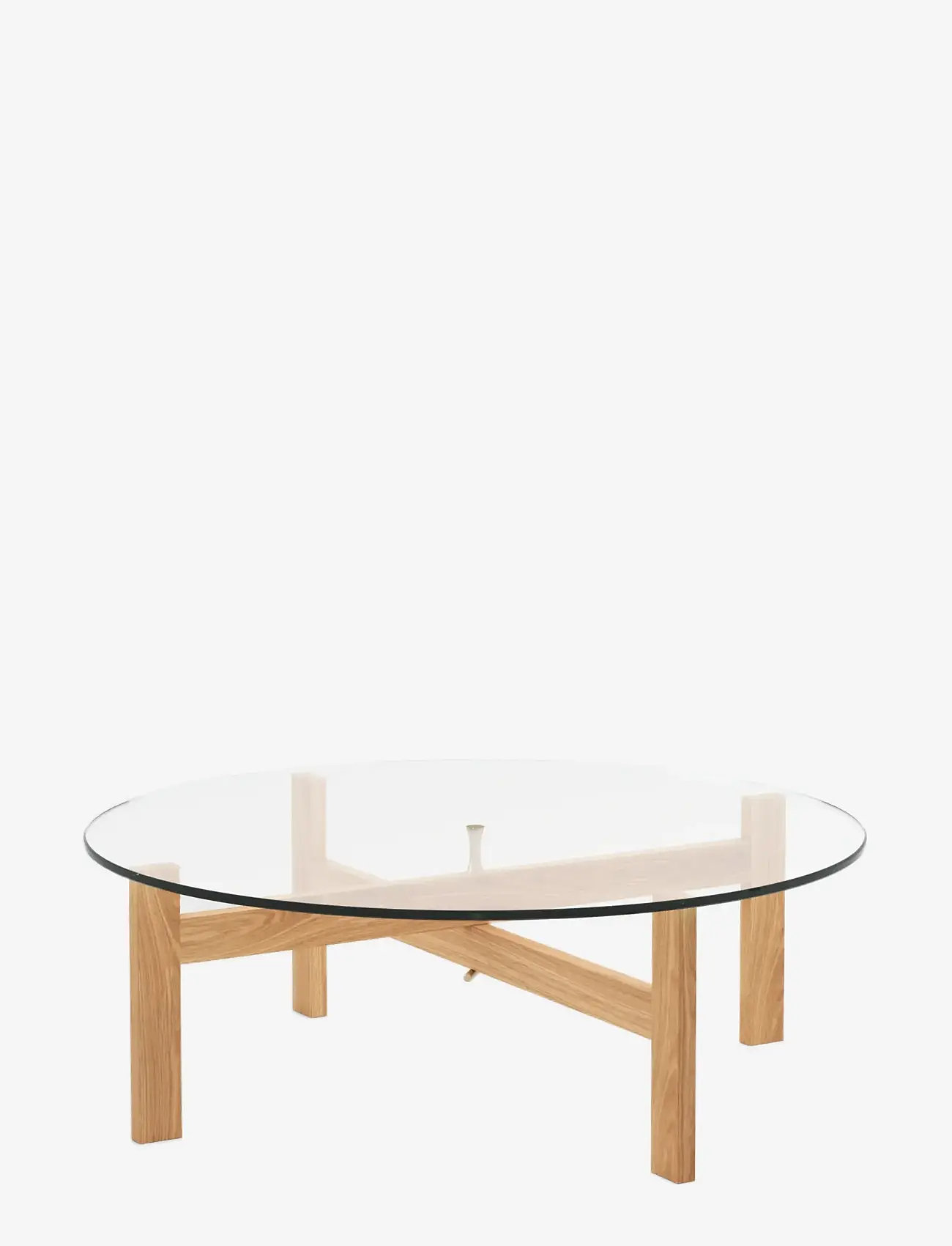 MOEBE - Round Coffee Table, 88 cm, Oak (FSC 100%) - sofaborde - oak - 1