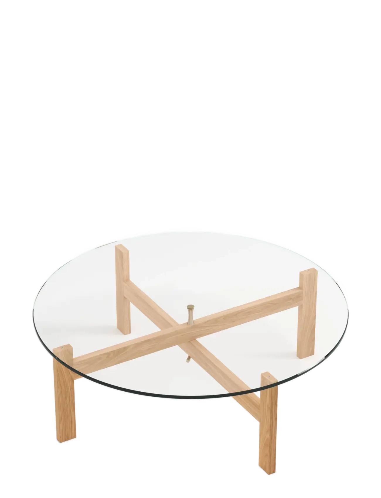 MOEBE - Round Coffee Table, 88 cm, Oak (FSC 100%) - soffbord - oak - 2