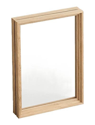 MOEBE Standing Frame, A5, Black Stained Oak (FSC 100%) - Posters & Frames - OAK / natural