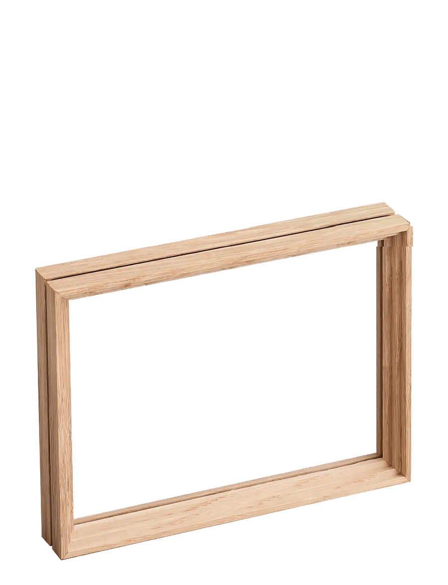 MOEBE - Standing Frame, A5, Black Stained Oak (FSC 100%) - bilderrahmen - oak - 1