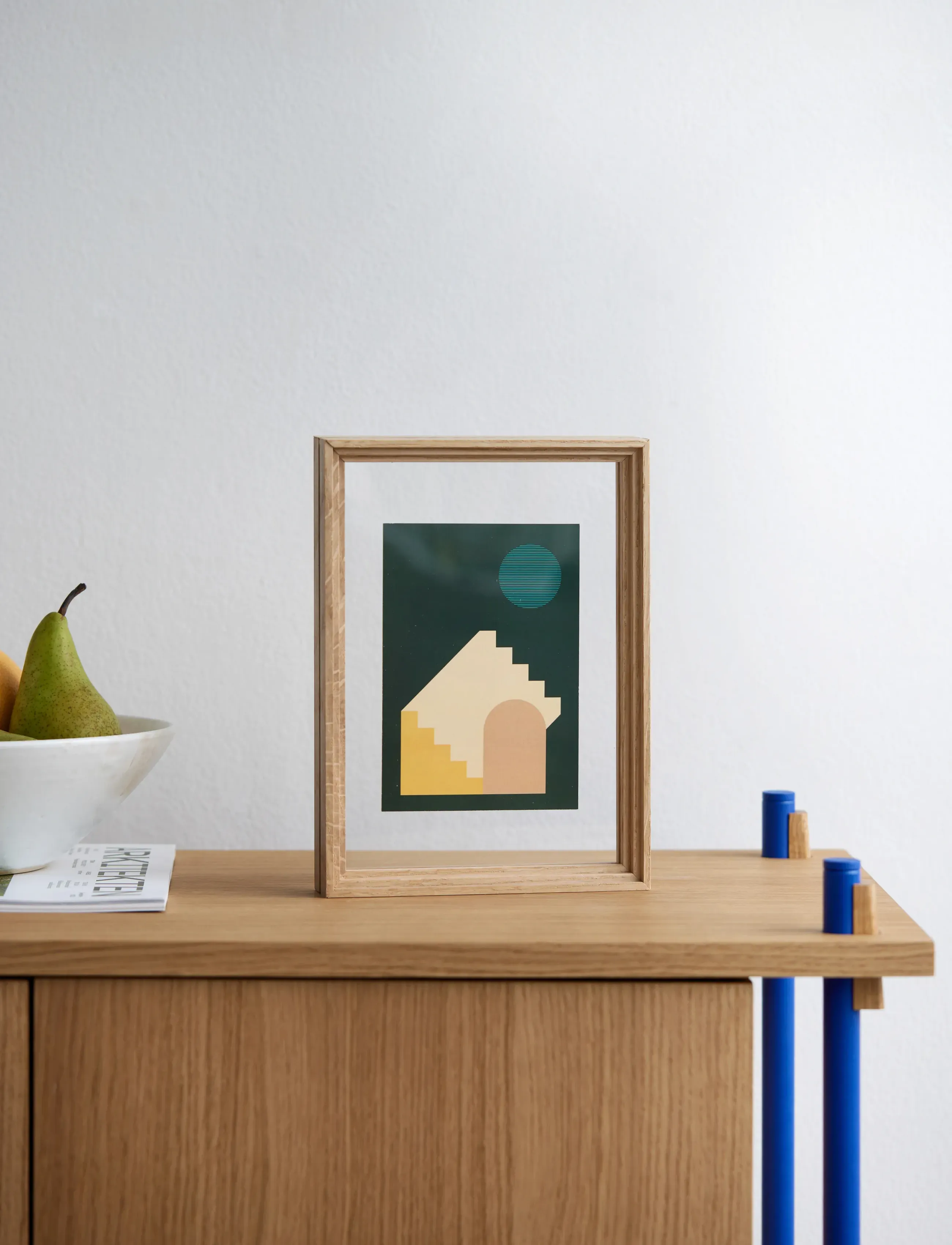 MOEBE - Standing Frame, A5, Black Stained Oak (FSC 100%) - bilderammer - oak - 3