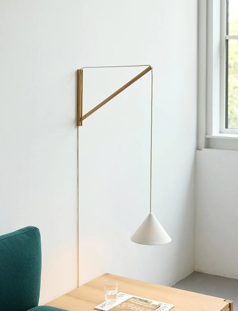 MOEBE - Suspended Wall Lamp, Oak, White (FSC 100 %) - nach preis einkaufen - oak - 2