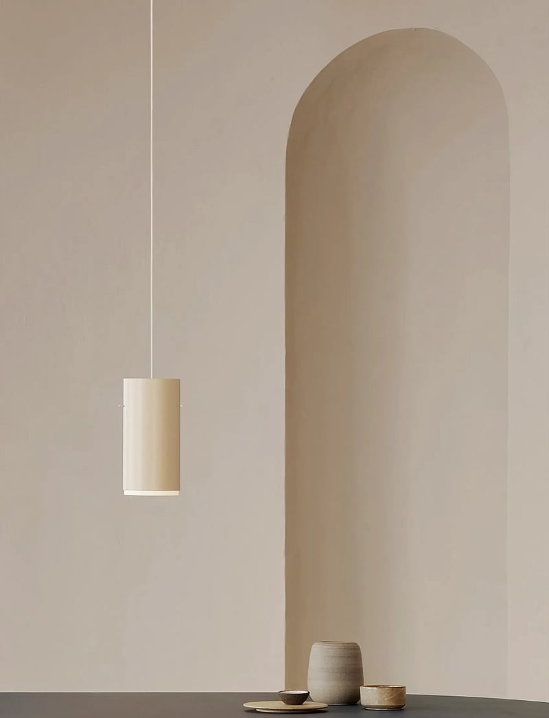 MOEBE - Tube Pendant, Beige, Large - pendellampen - beige - 0