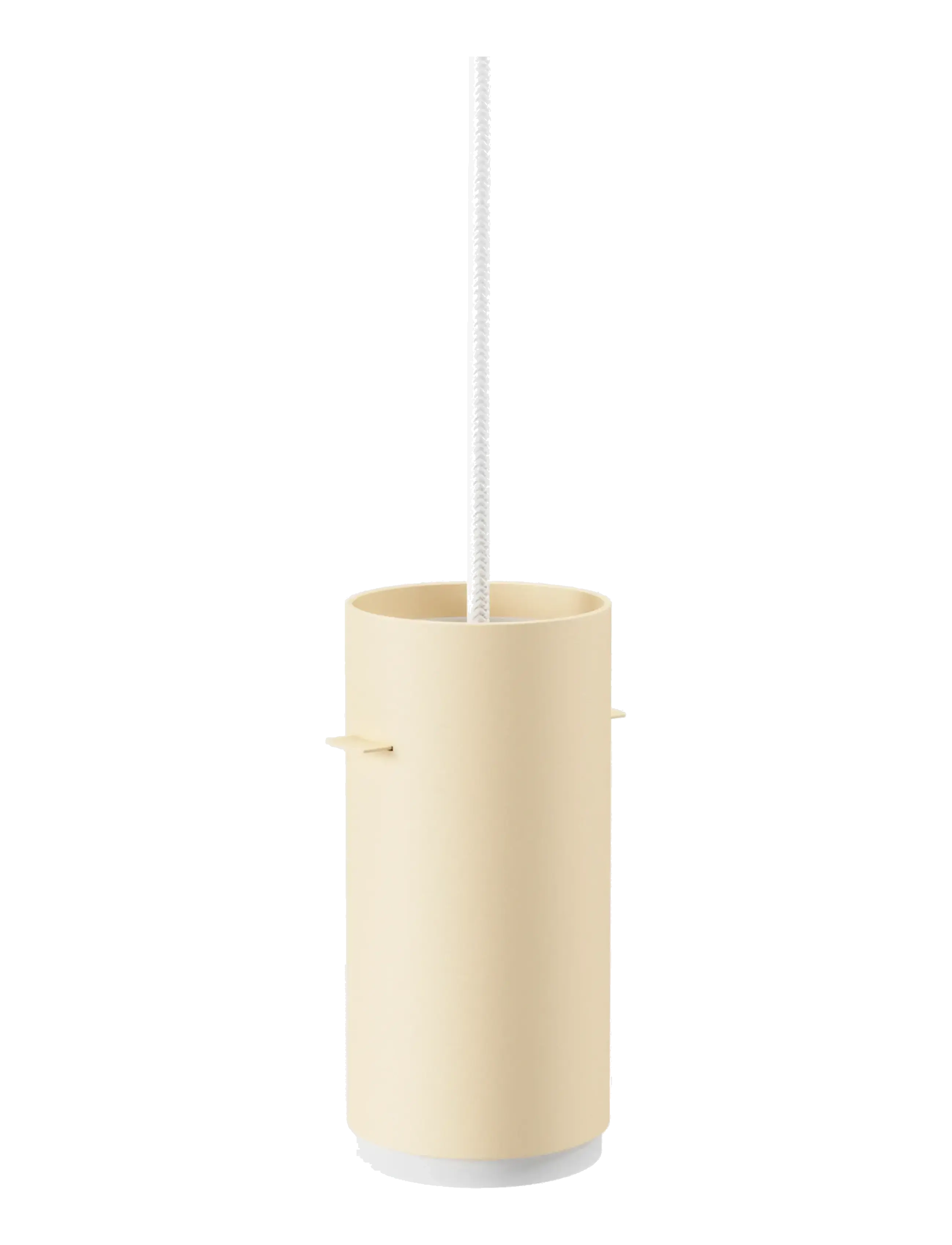 MOEBE Tube Pendant, Beige, Small, Pendellampe, Creme, Str: 8X16CM