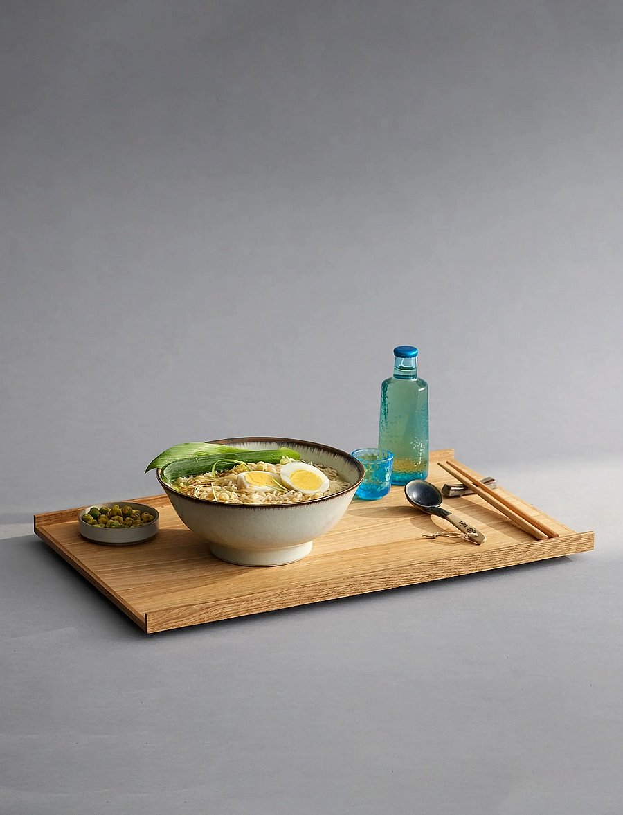 MOEBE - Tray, Oak, Large (FSC MIX Credit) - tabletts - oak - 0