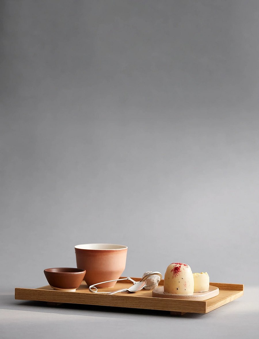 MOEBE - Tray, Oak, Small (FSC MIX Credit) - tabletts - oak - 0