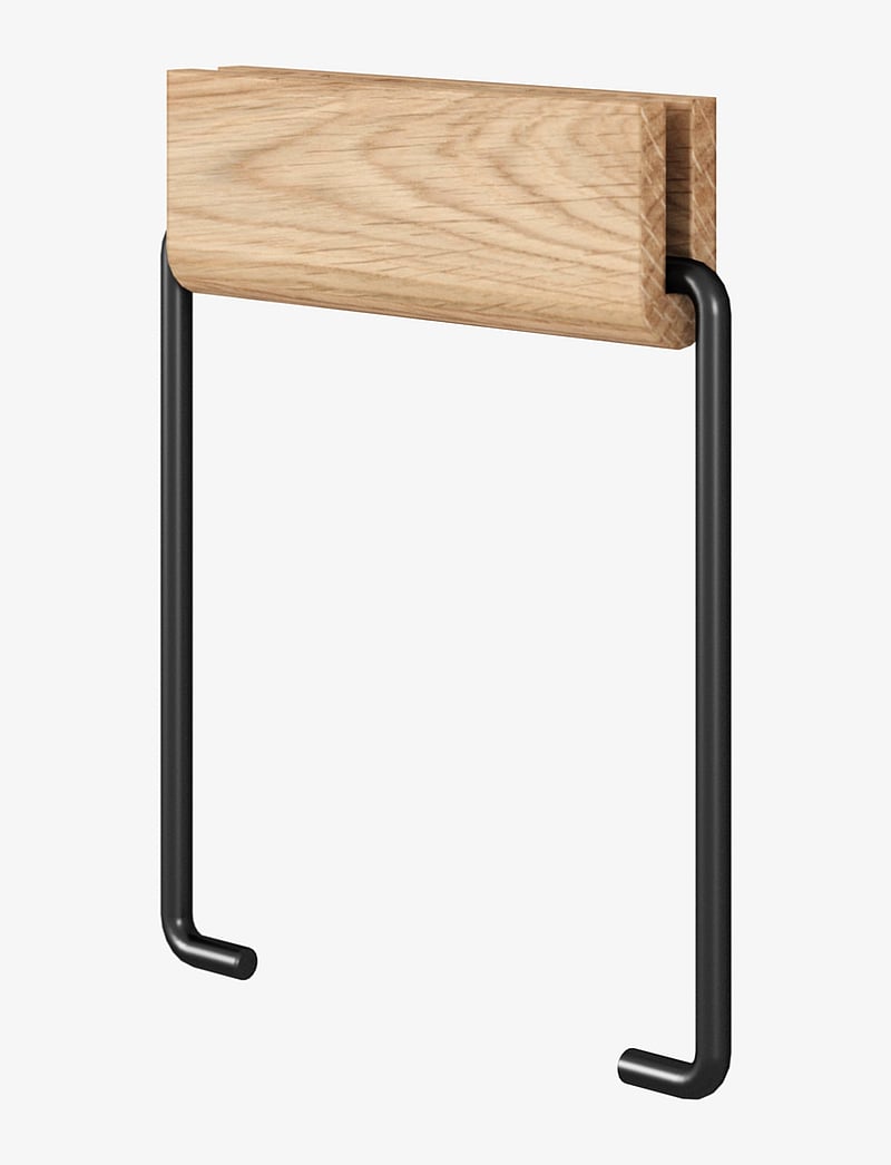 MOEBE - TOILETROLLHOLDER - krókar og rekkar - oak/black - 1