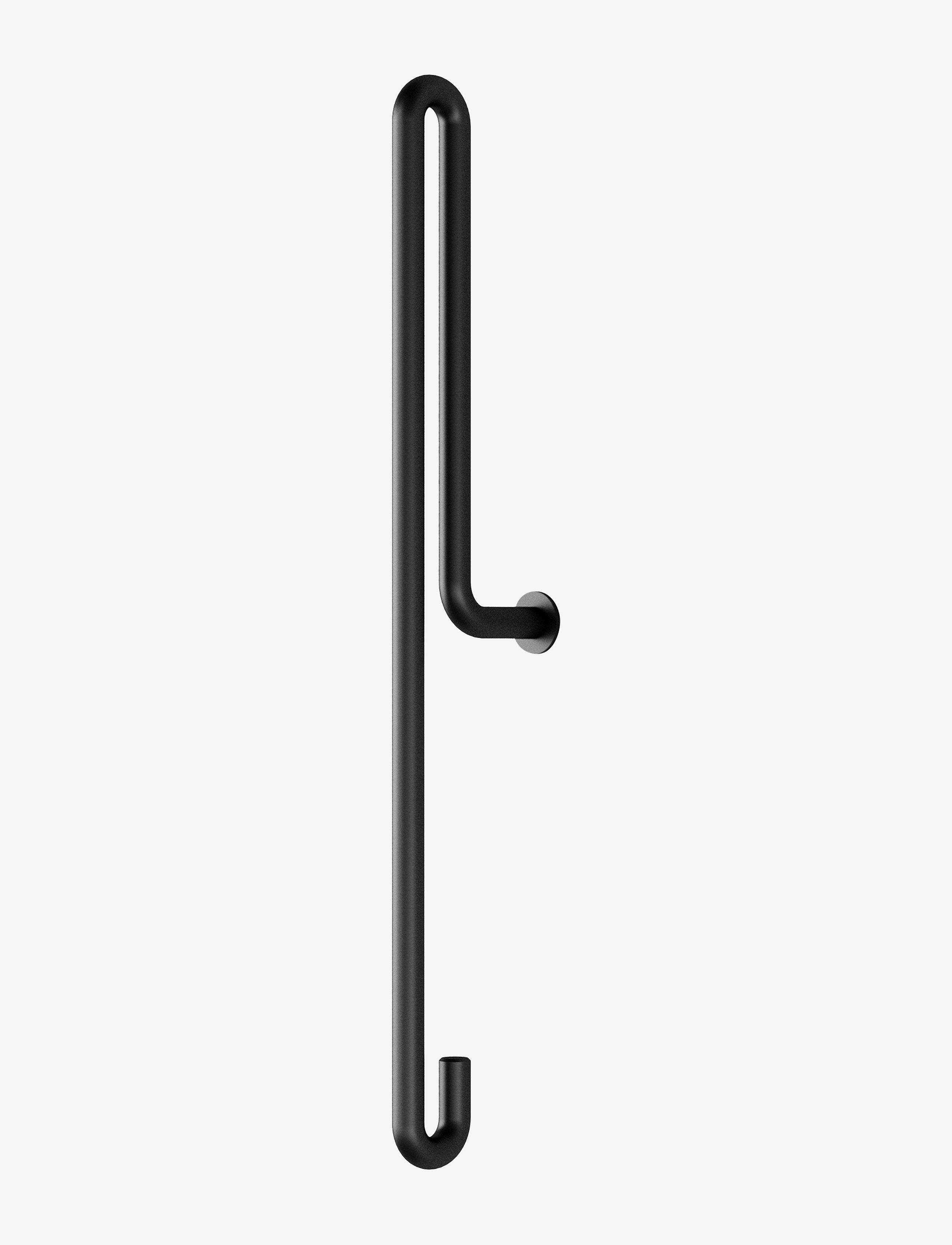 MOEBE Wall Hook Large 1-Pack, Krog, Sort, Str: ONE SIZE