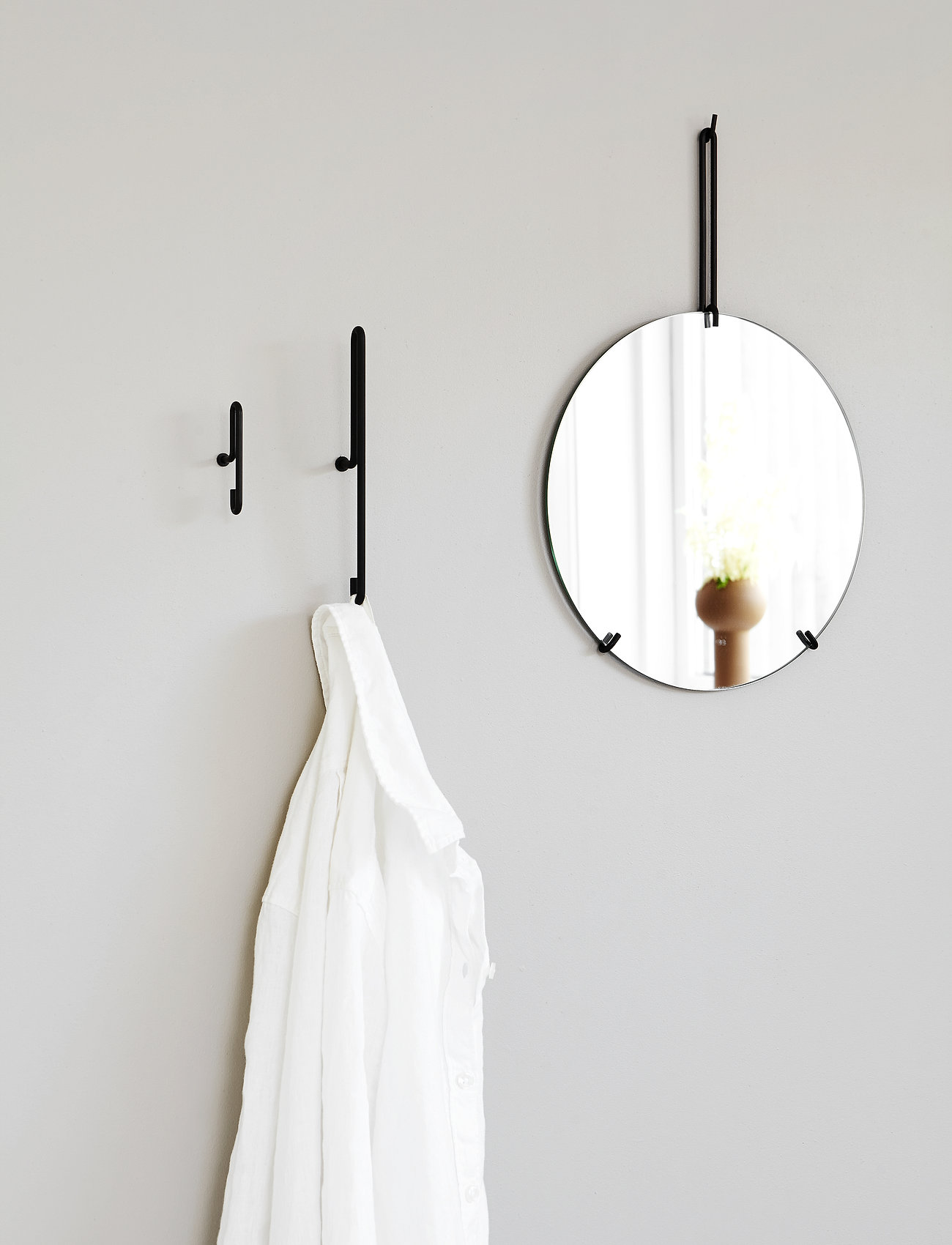 MOEBE Wall Hook Large 1-Pack, One Size, Hooks & Knobs, Schwarz - Hooks, Homeware
