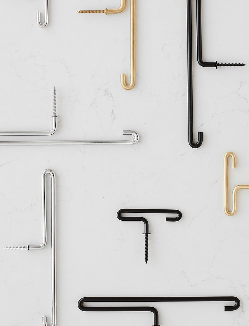 MOEBE - Wall hook large 1-pack - konksud - black - 2