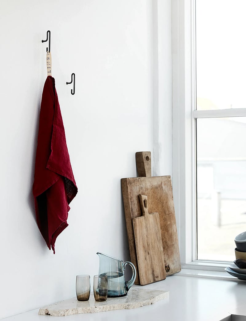 MOEBE - Wall hooks small 2-pack - konksud - black - 0