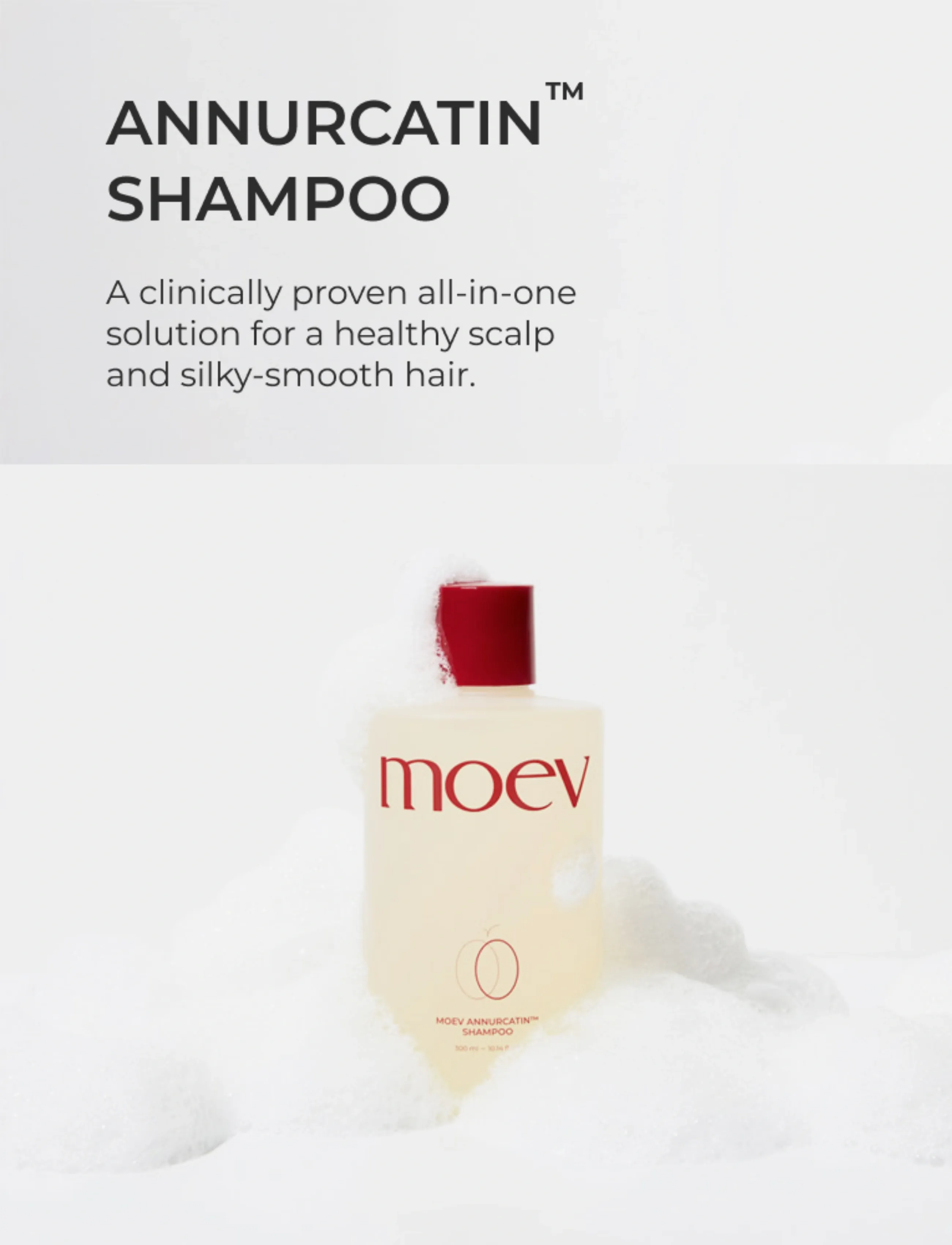 MOEV Annurcatin Shampoo, 300 ml, Nude, Pleje > Shampoo, Dame