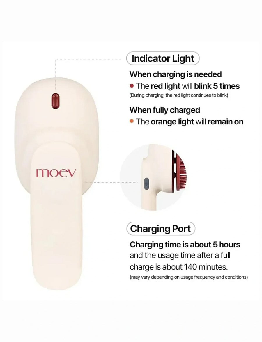 MOEV - Hair Steamer Pro - peanahahooldused - clear - 3