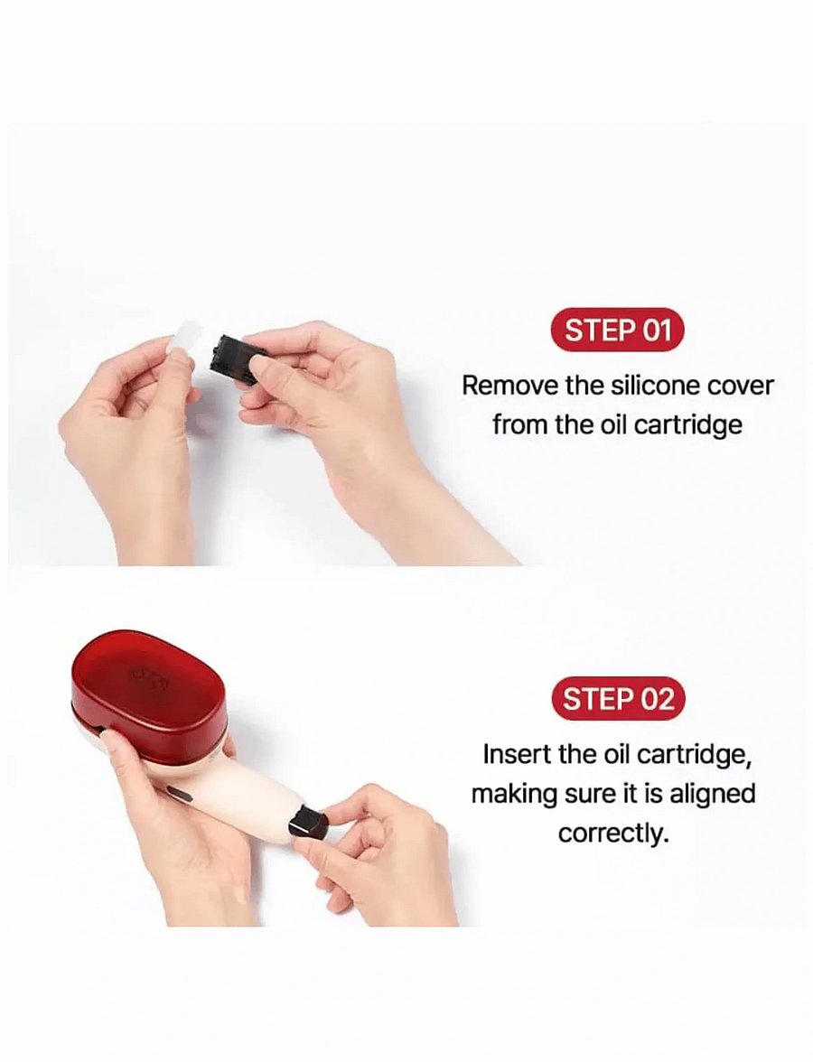 MOEV - Hair Steamer Pro Oil Cartridges - peanahahooldused - clear - 0