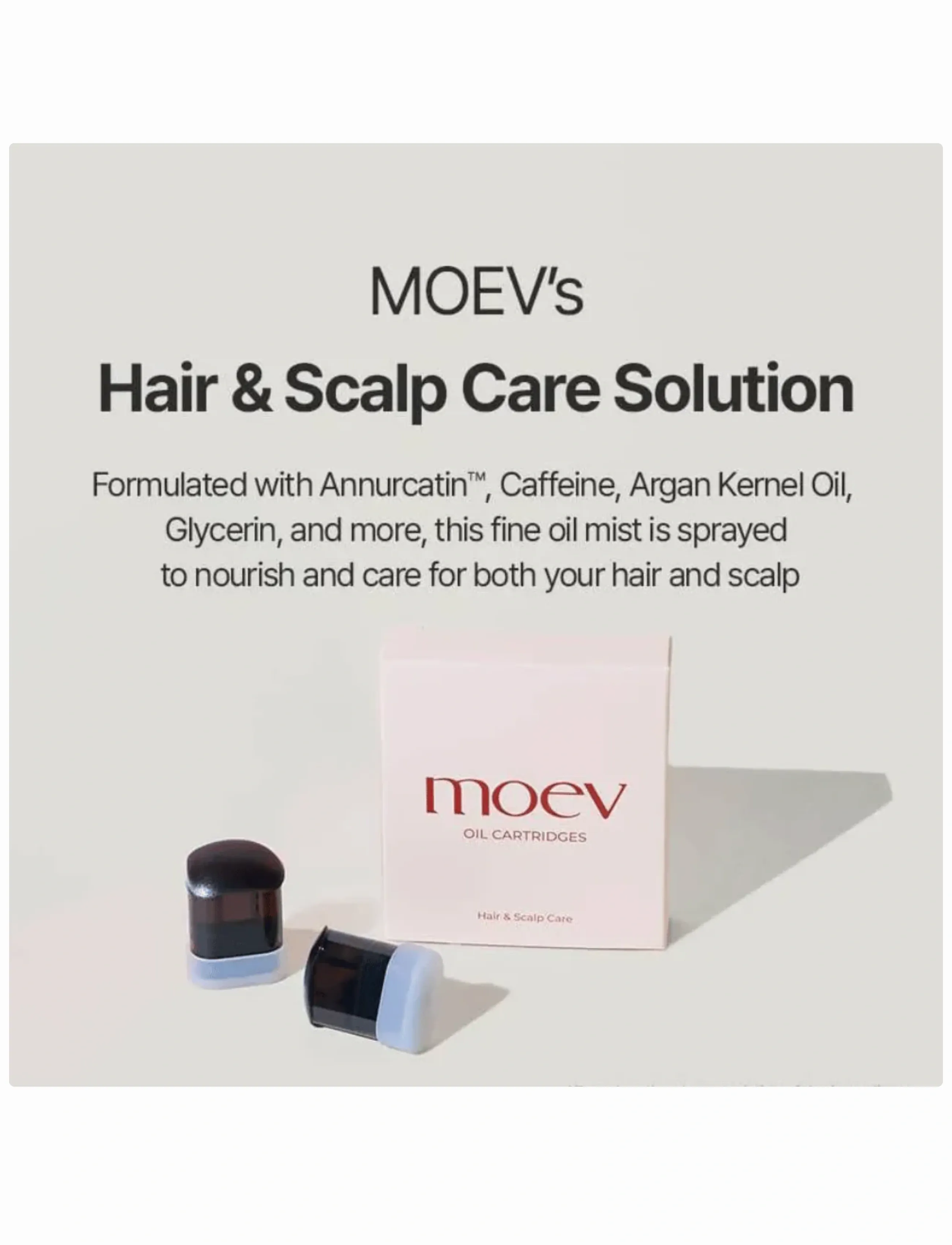 MOEV - Hair Steamer Pro Oil Cartridges - clear - 2