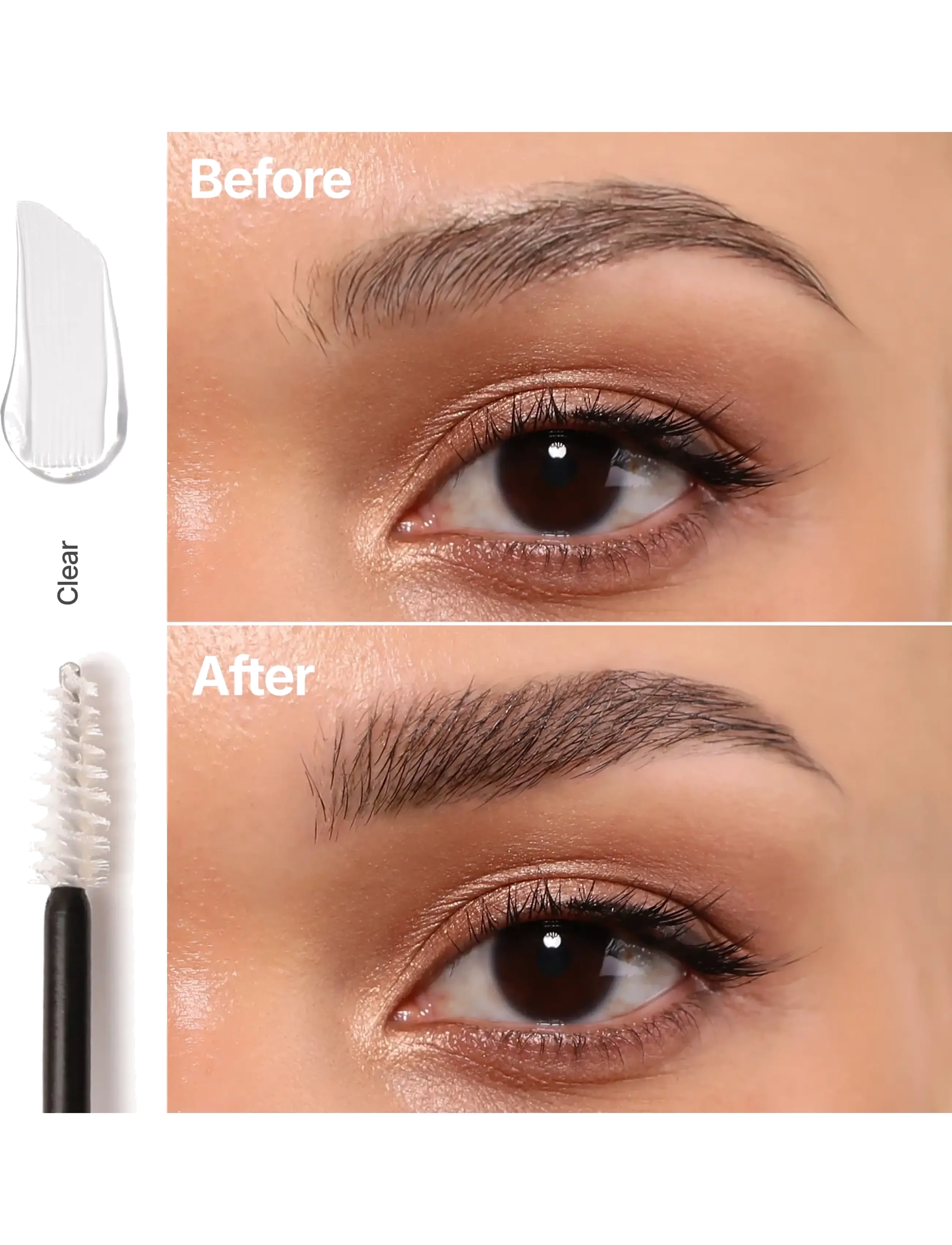 Moira Ultimate Styler Brow Gel 001 Clear ögonbryn dam – bild 4