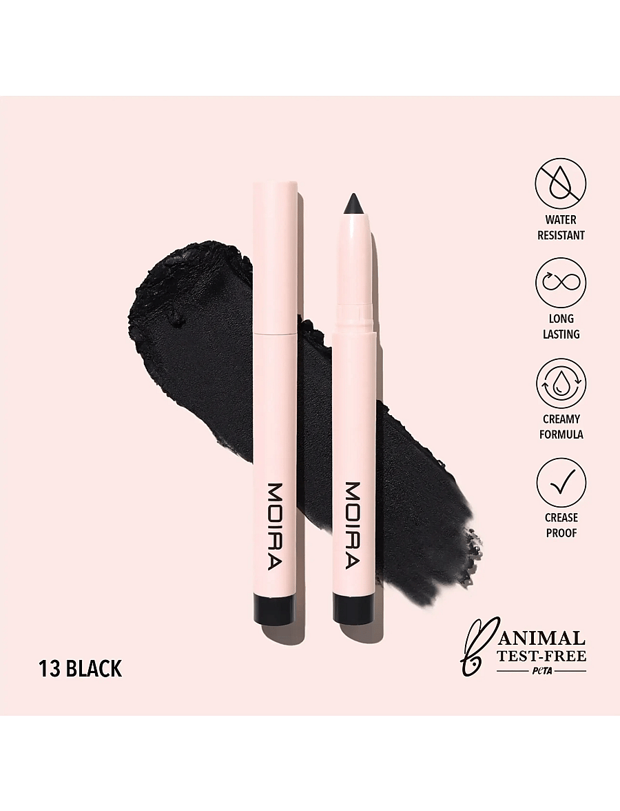 Moira - MOIRA At Glance Stick Shadow - smink - 013 black - 2