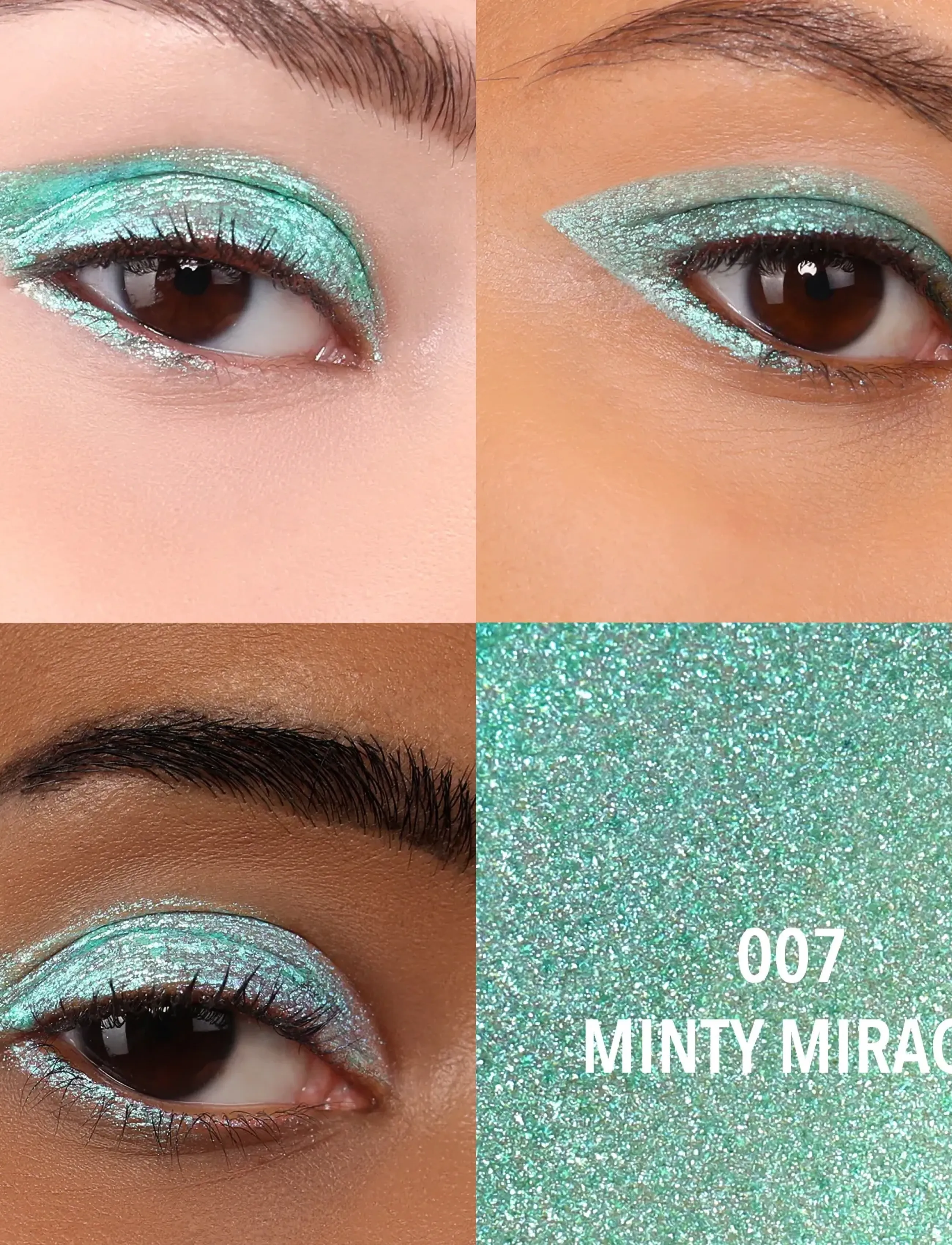 Moira - MOIRA Prism Pop Pigment - makeup - 007 minty mirage - 0