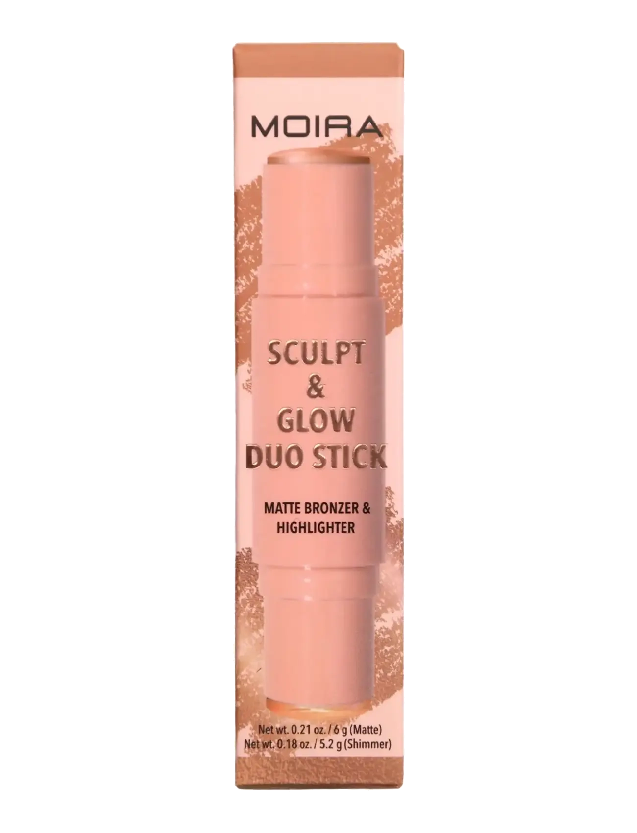 Moira Sculpt & Glow Duo Stick puder, rouge & highlighter dam – bild 2