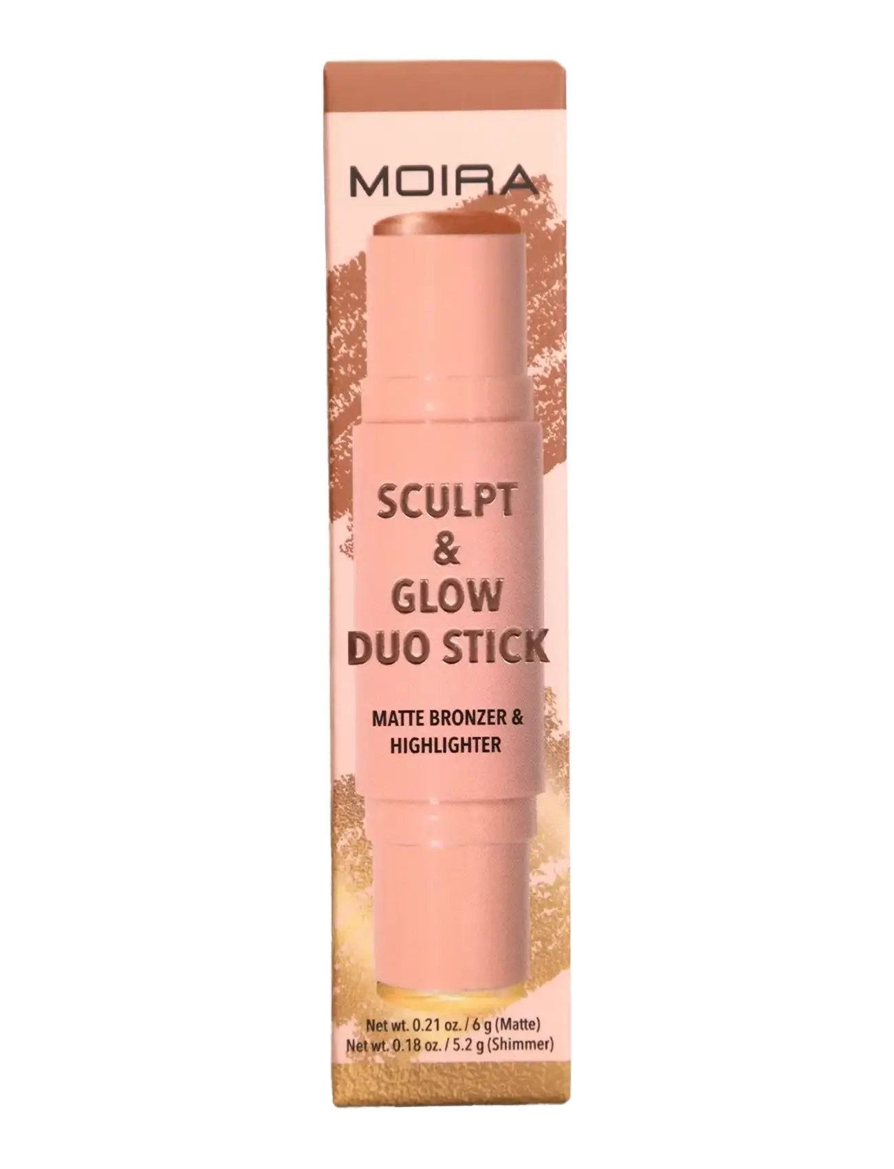 Moira Sculpt & Glow Duo Stick puder, rouge & highlighter dam – bild 2