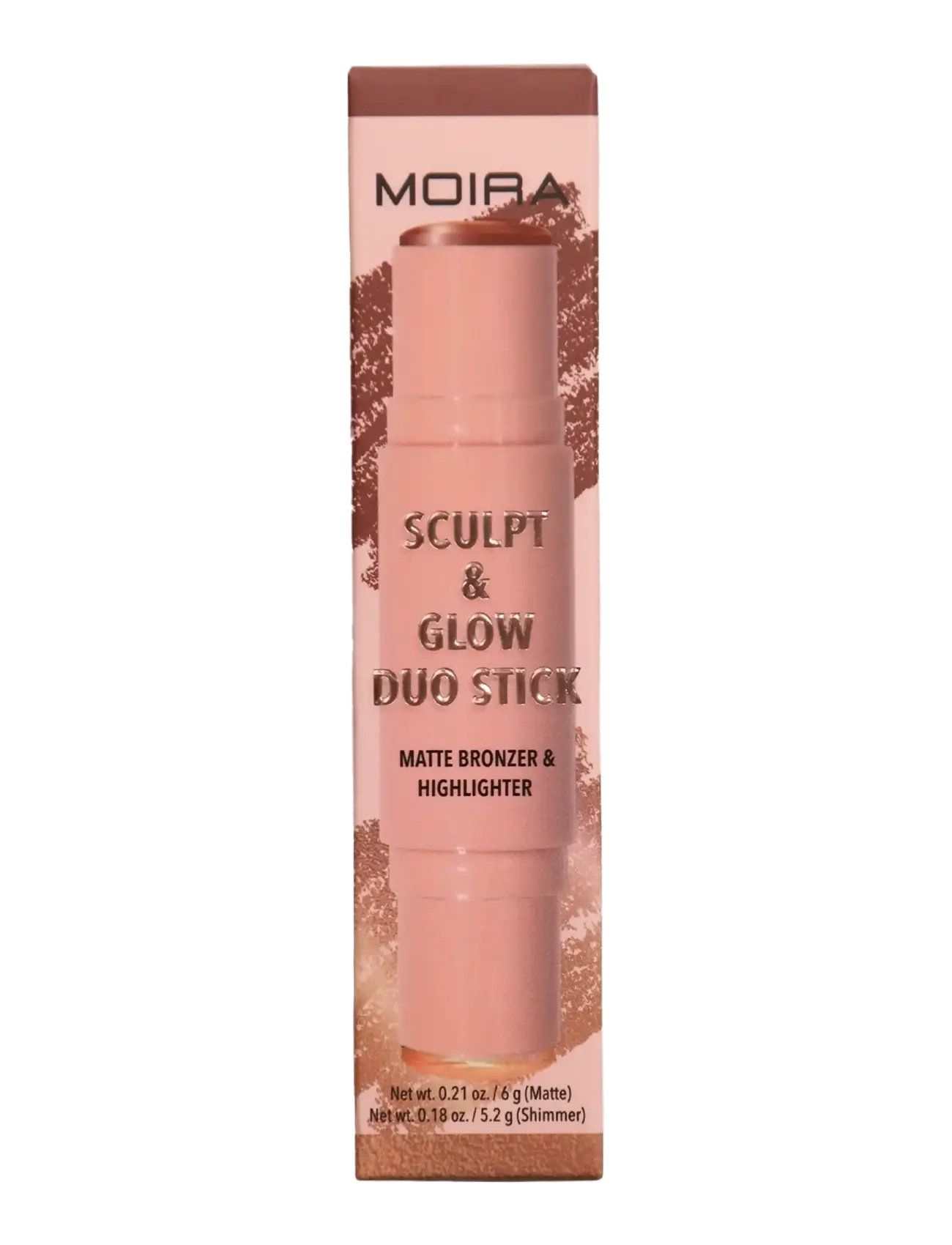 Moira Sculpt & Glow Duo Stick puder, rouge & highlighter dam – bild 2