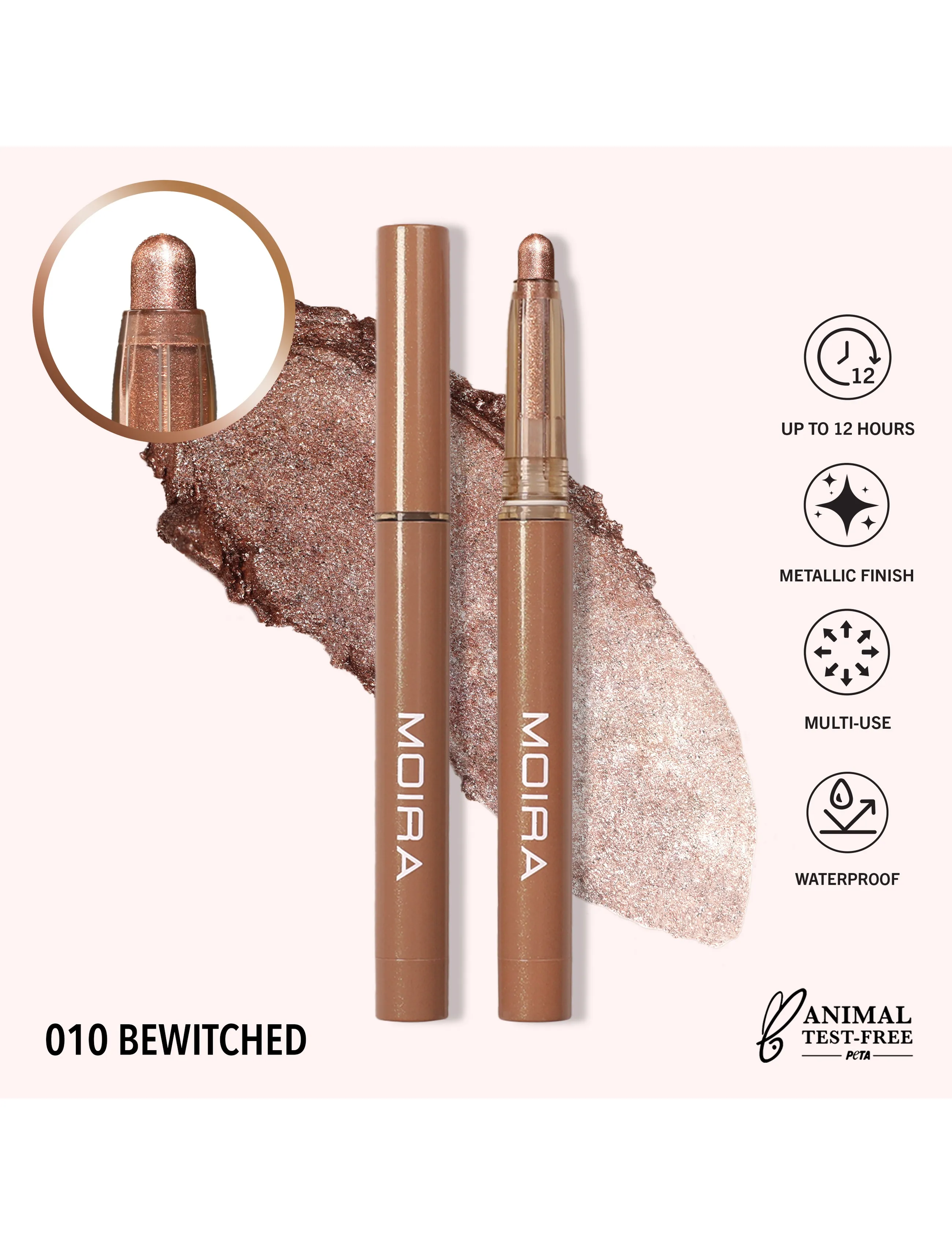 Moira - MOIRA Stellar Glaze Stick Shadow - makeup - 010 bewitched - 2