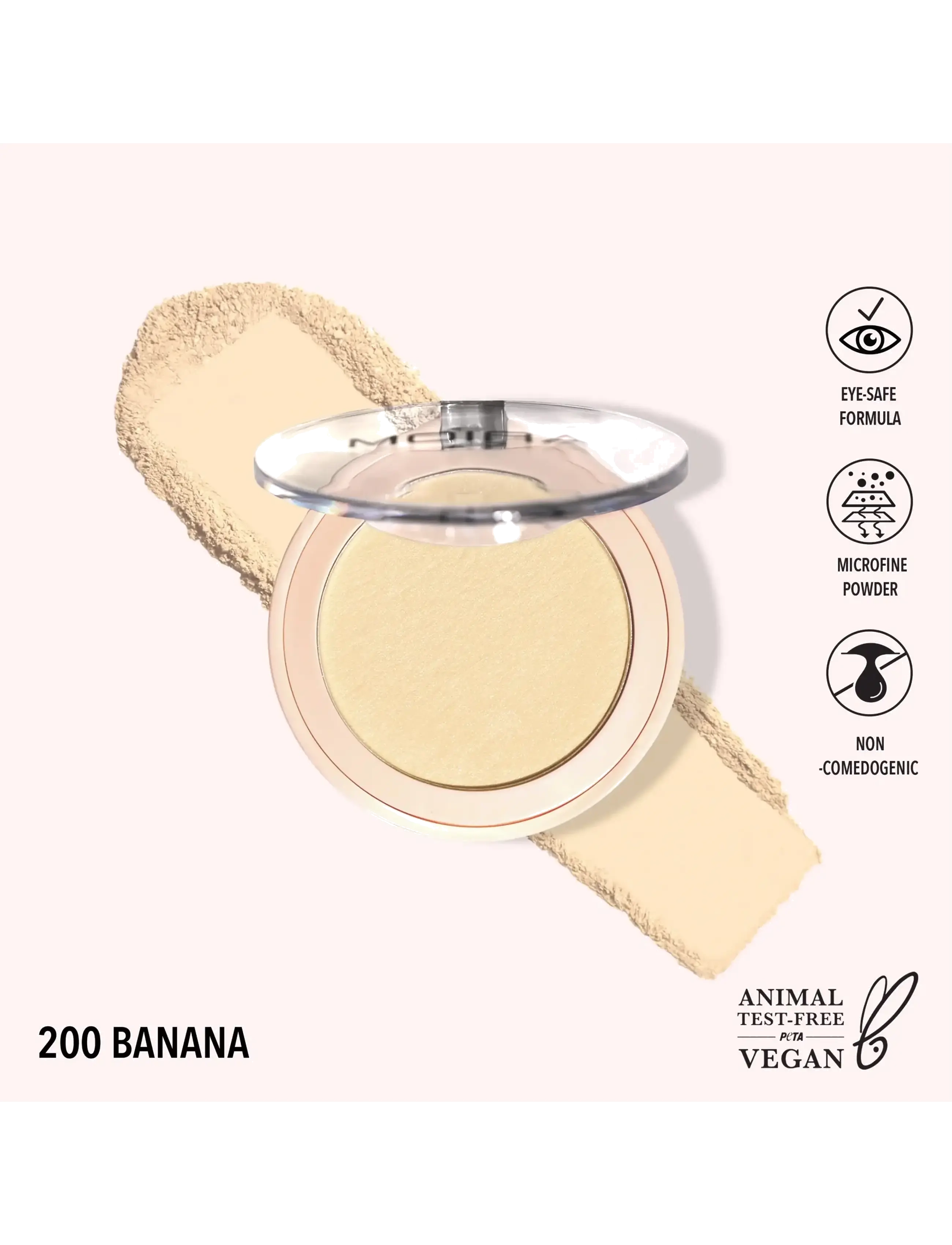 Moira - MOIRA Under-Eye Setting Powder - makeup - 200 banana - 2