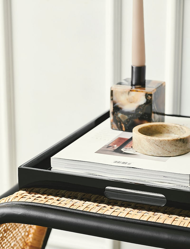 Mojoo - Lux Lacquer Tray w/handle - kingitused alla 100€ - black - 2