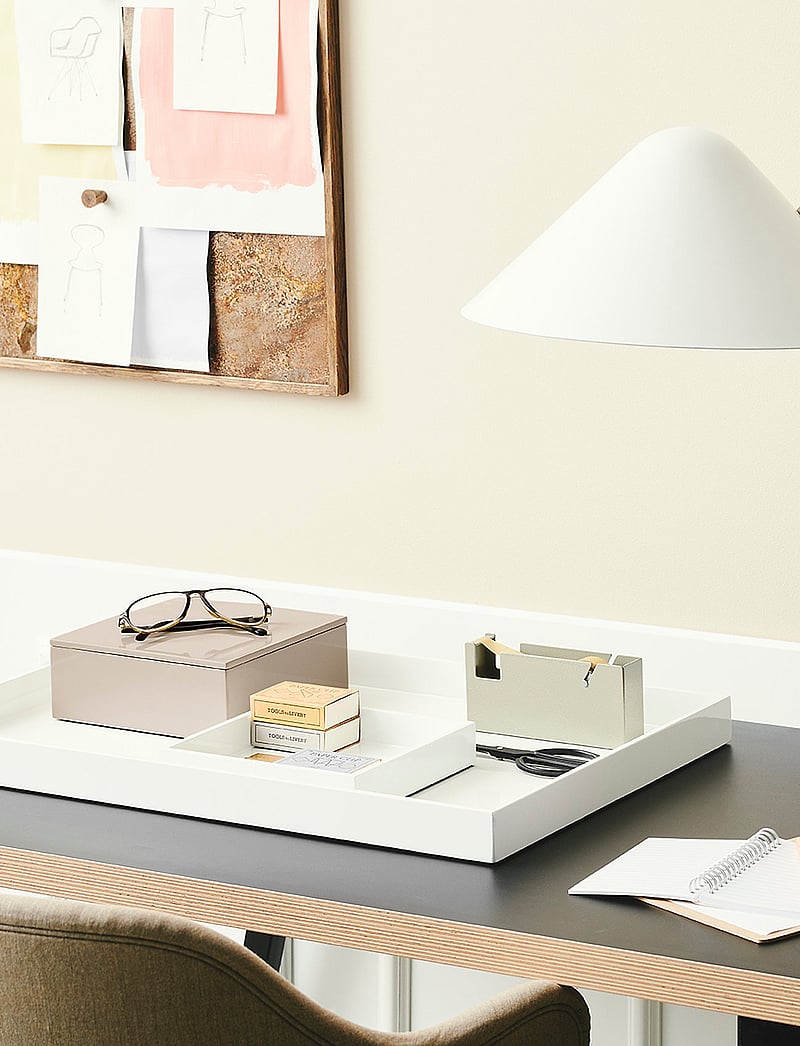 Mojoo - Lux Lacquer Tray - die niedrigsten preise - white - 1