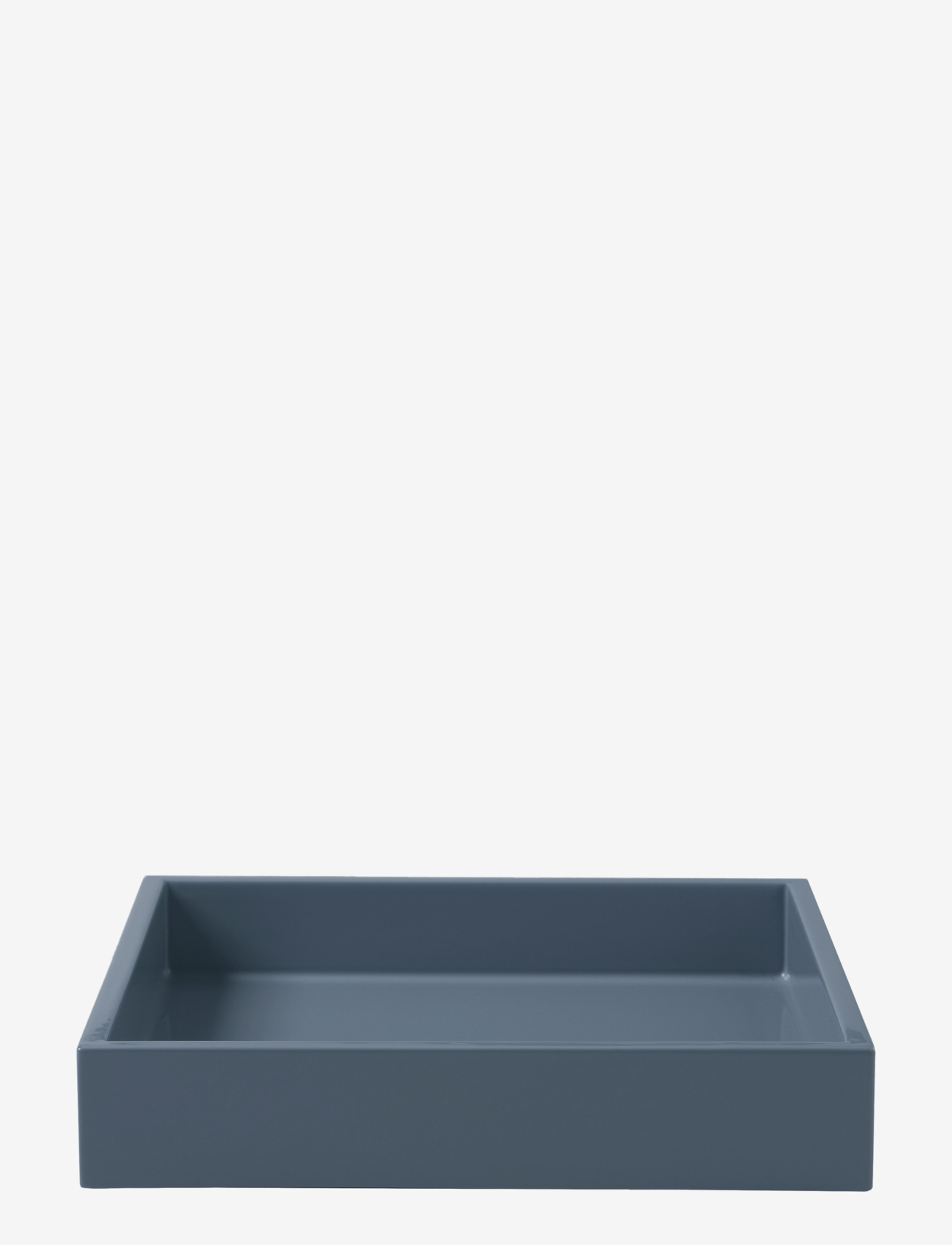 Mojoo Lux Lacquer Tray - Home Office - BLUE INDIGO / blue