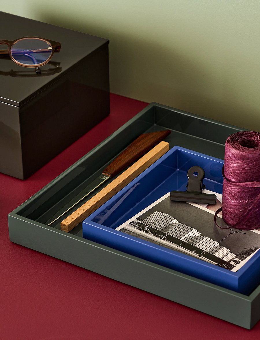 Mojoo - Lux Lacquer Tray - die niedrigsten preise - black - 1