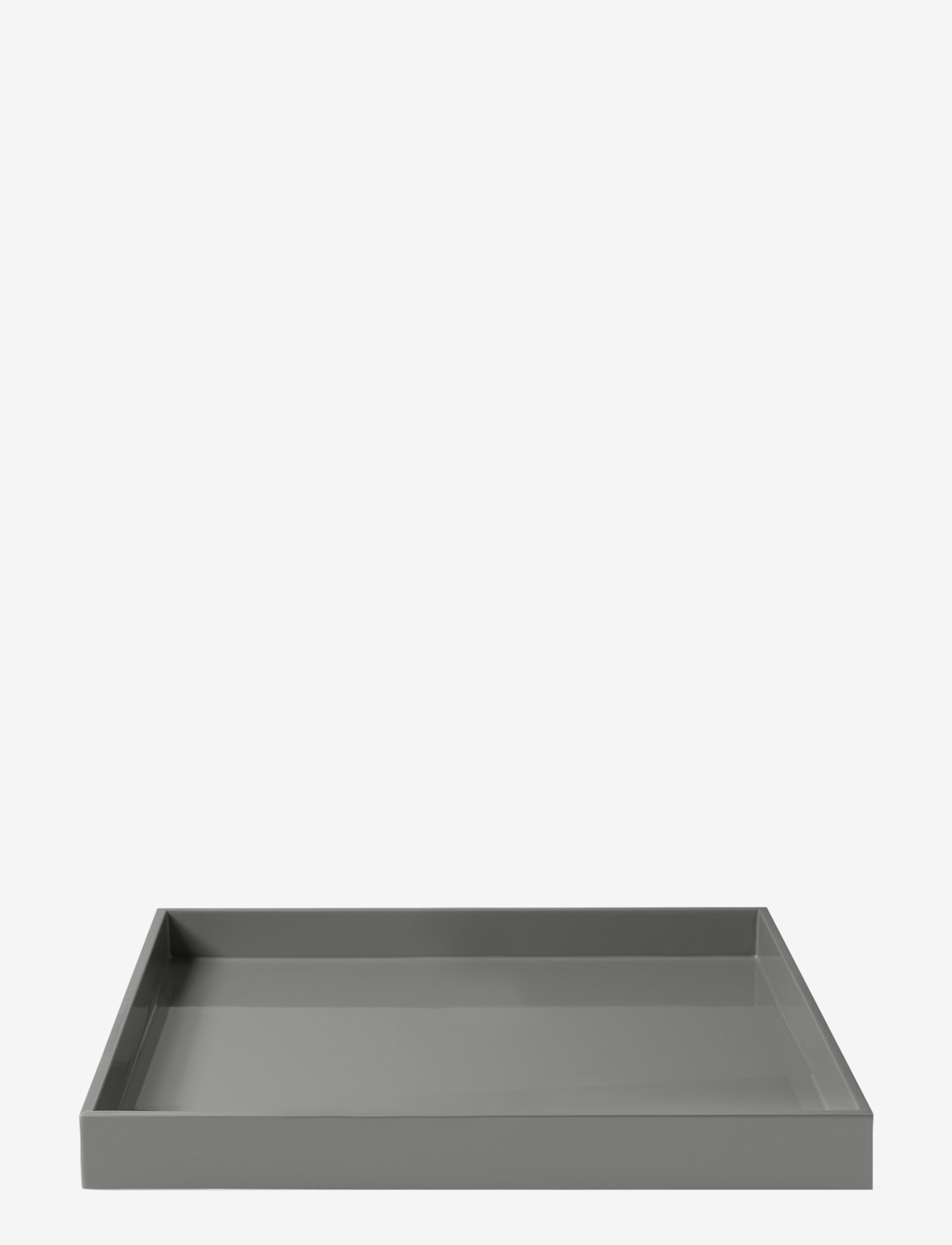 Mojoo Lux Lak Bakke, 30X30X3.5 cm, Decoration, Grau - Decorative Platters, Homeware
