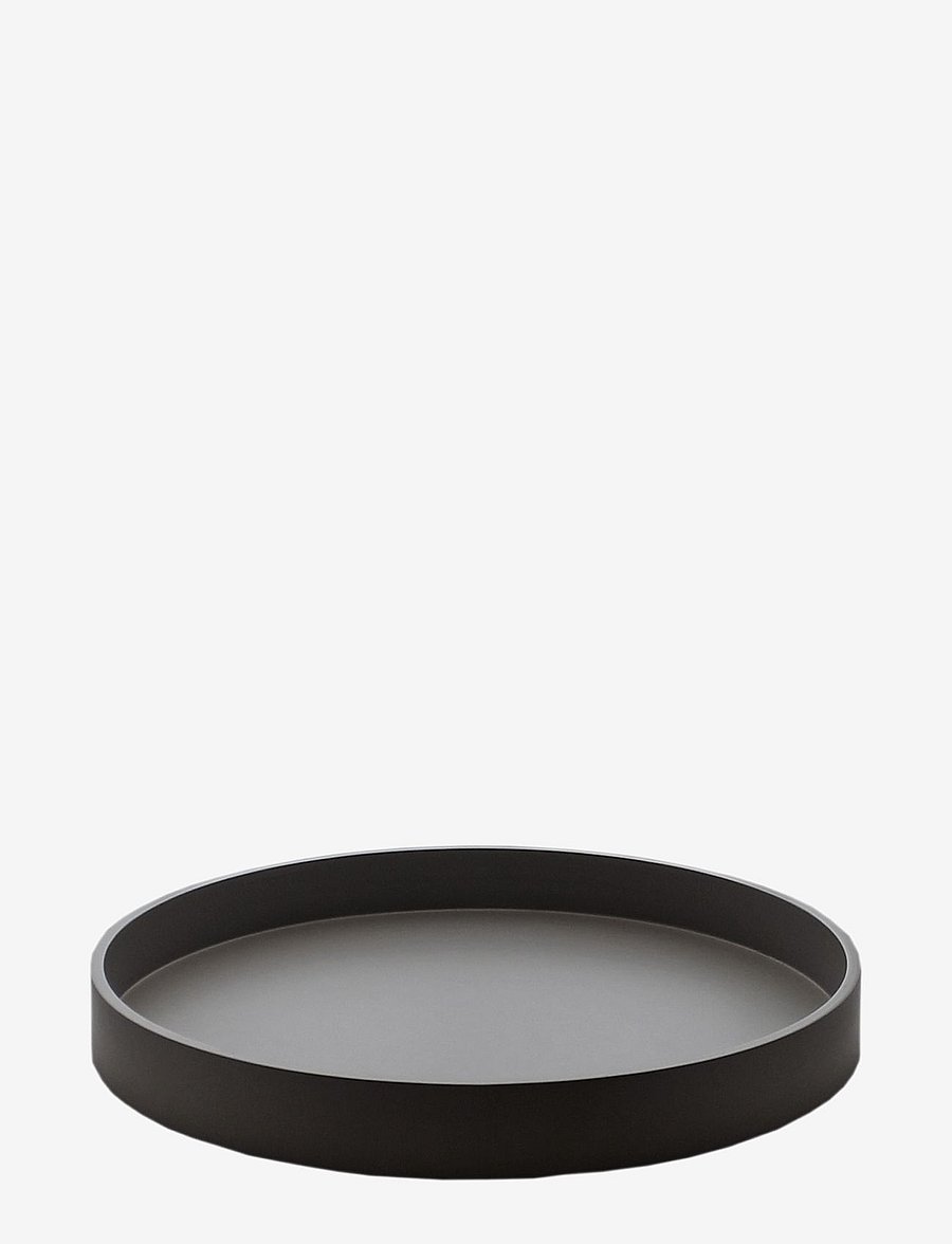 Mojoo - Matt Lacquer Tray - tabletts - black - 0