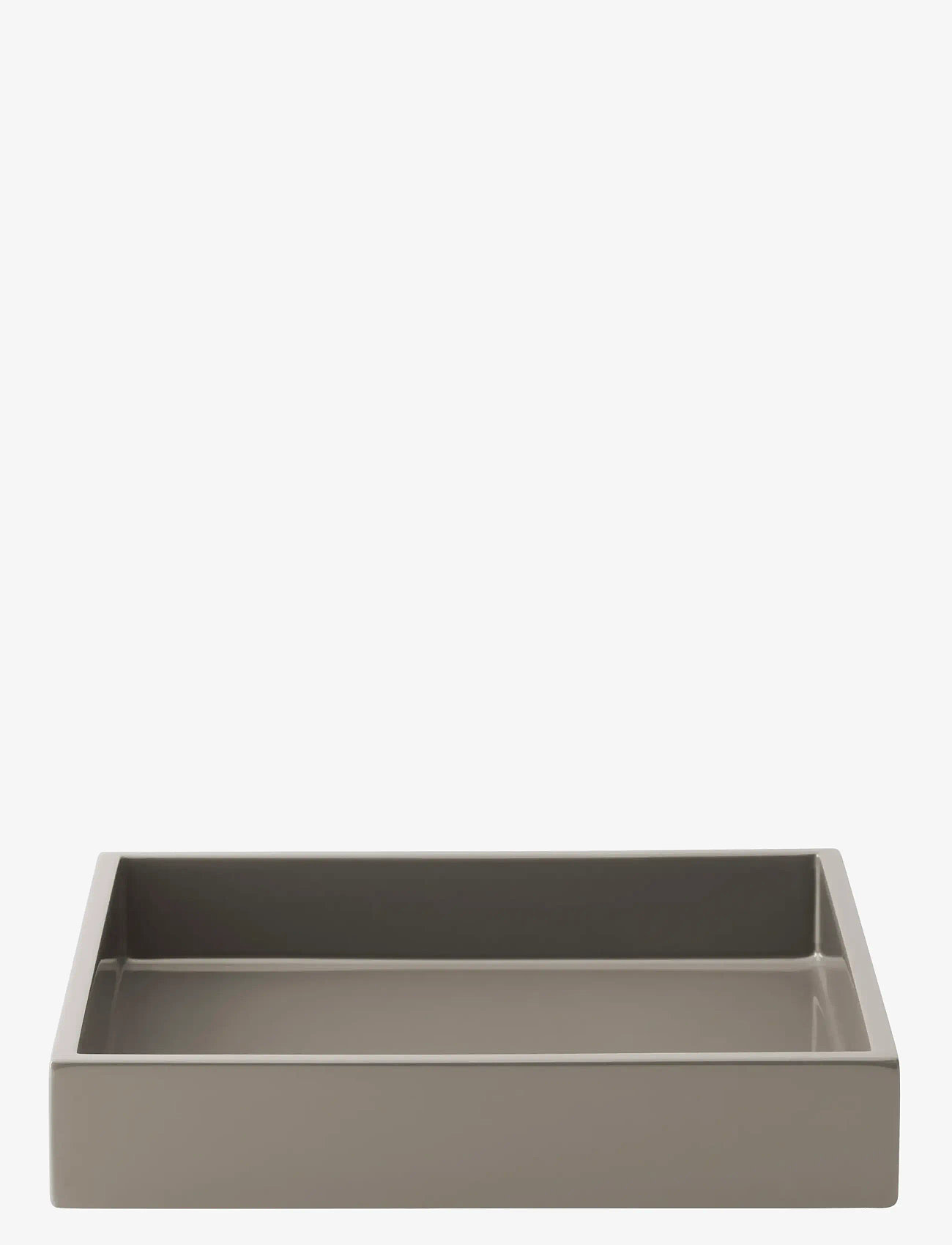 Mojoo - Lux Lacquer Tray - dekorativa fat & skålar - dark grey - 0