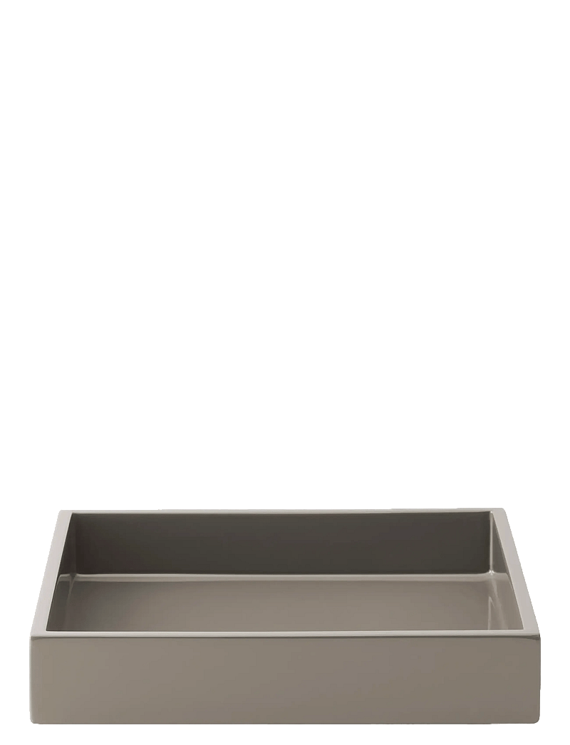 Mojoo - Lux Lacquer Tray - dekoratiivsed vaagnad - dark grey - 0