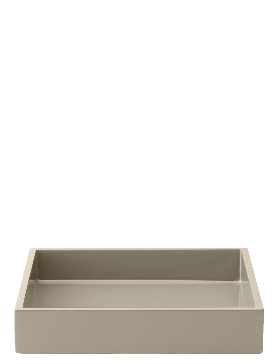 Mojoo - Lux Lacquer Tray - dekoschalen - cobblegrey - 0