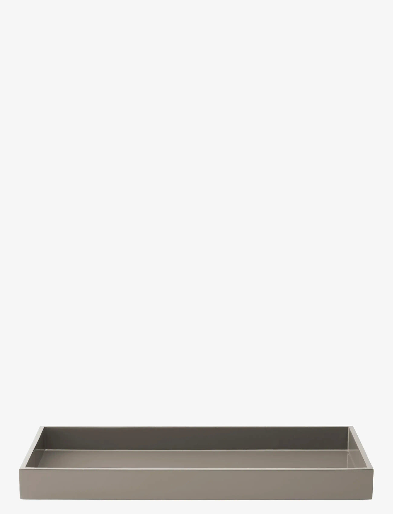 Mojoo - Lux Lacquer Tray - dekoratīvie šķīvji - dark grey - 0