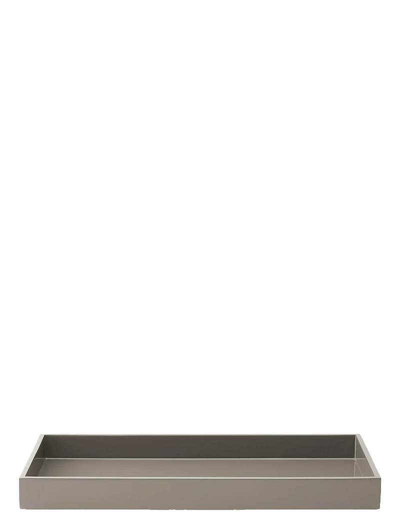 Mojoo - Lux Lacquer Tray - dekoratīvie šķīvji - dark grey - 0