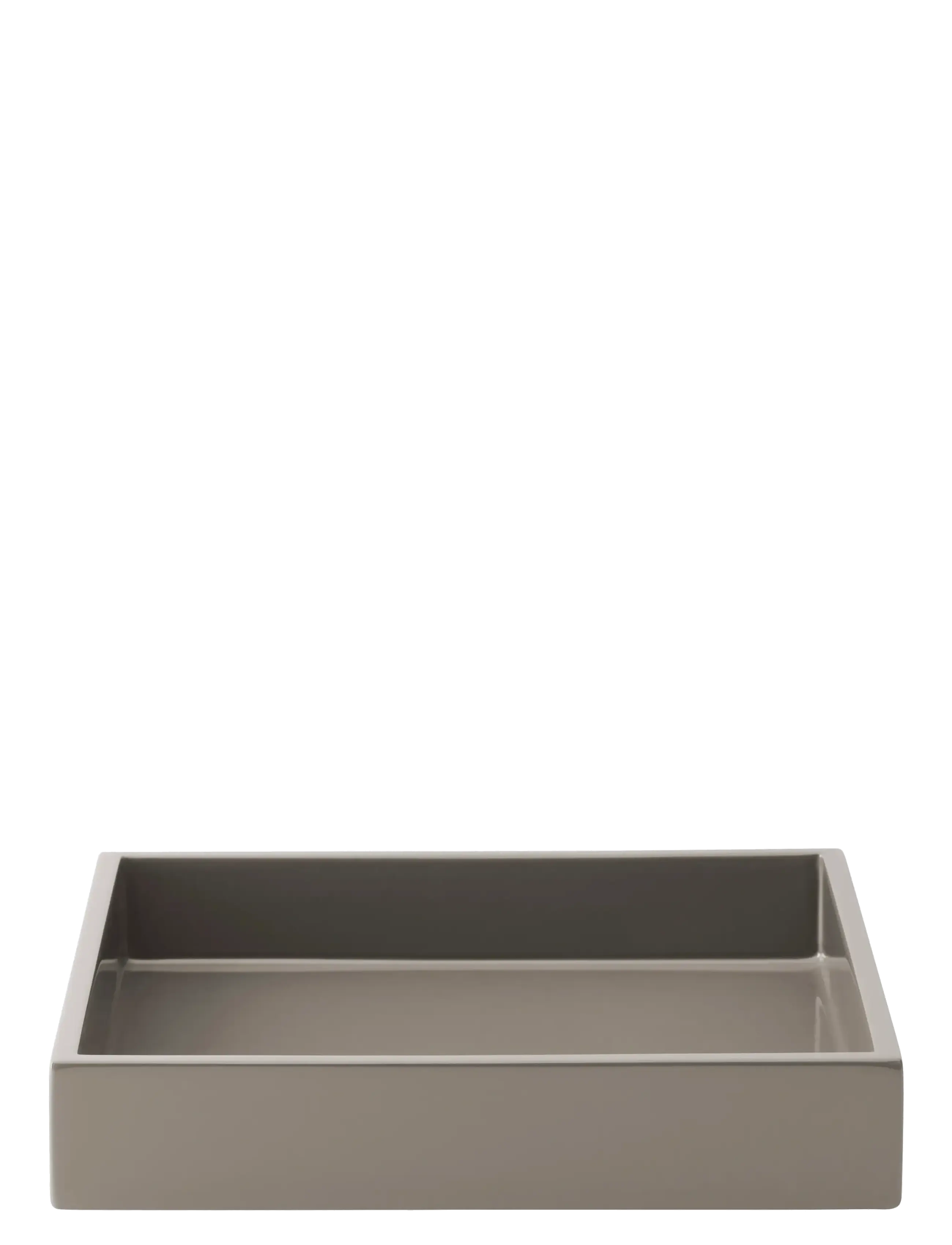 Mojoo Lux Lacquer Tray - Vis alt - DARK GREY / grey
