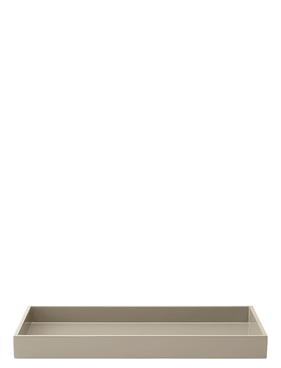 Mojoo - Lux Lacquer Tray - dekoschalen - cobblegrey - 0