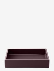 Lux Lacquer Tray - BURGUNDY