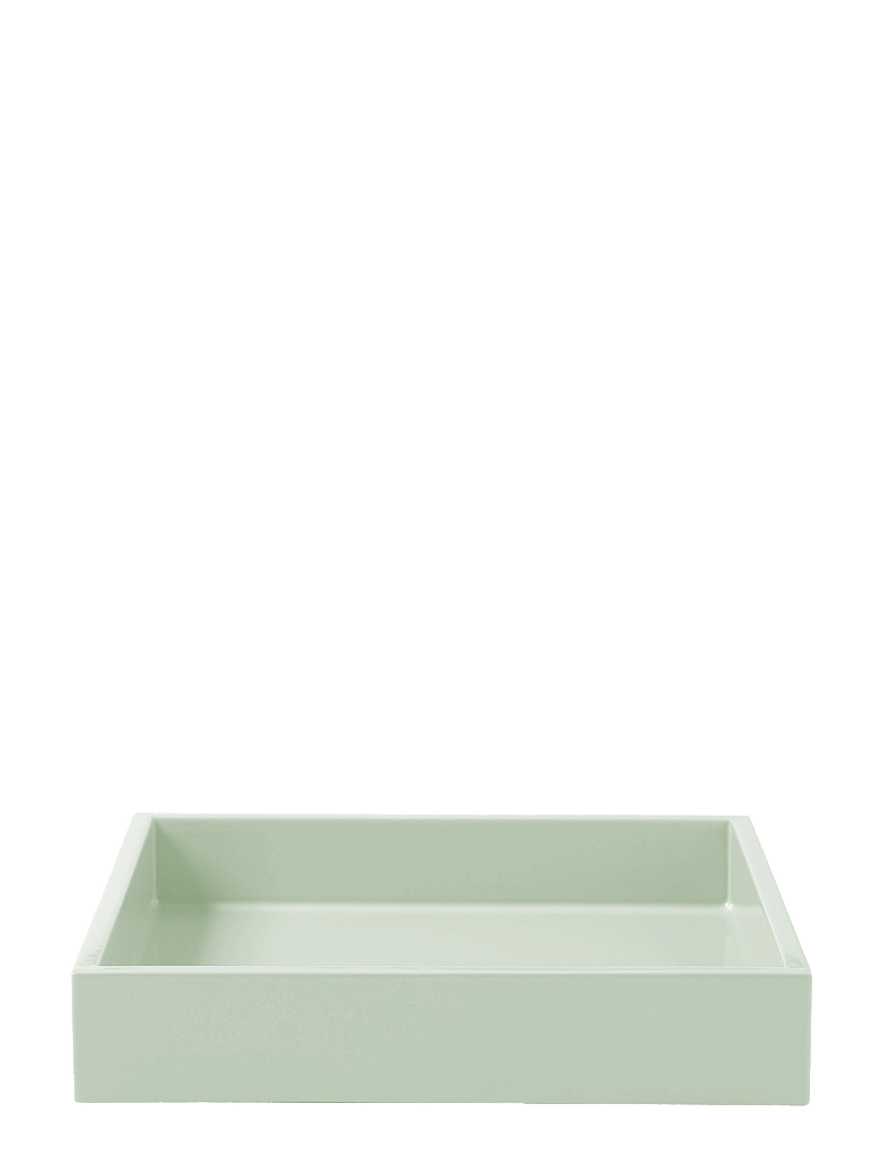Mojoo - Lux Lacquer Tray - dekoschalen - pale aqua - 1