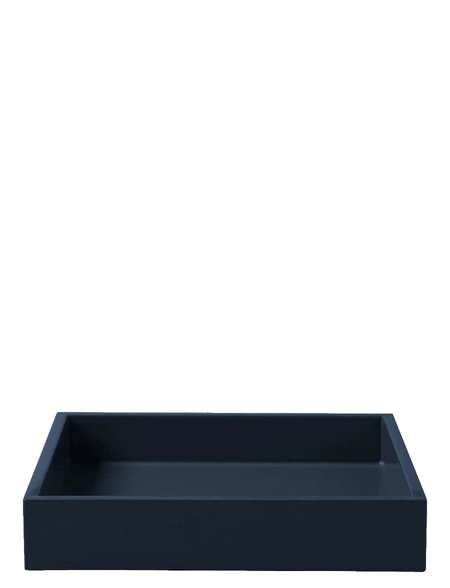 Mojoo - Lux Lacquer Tray - dekoschalen - midnight blue - 1