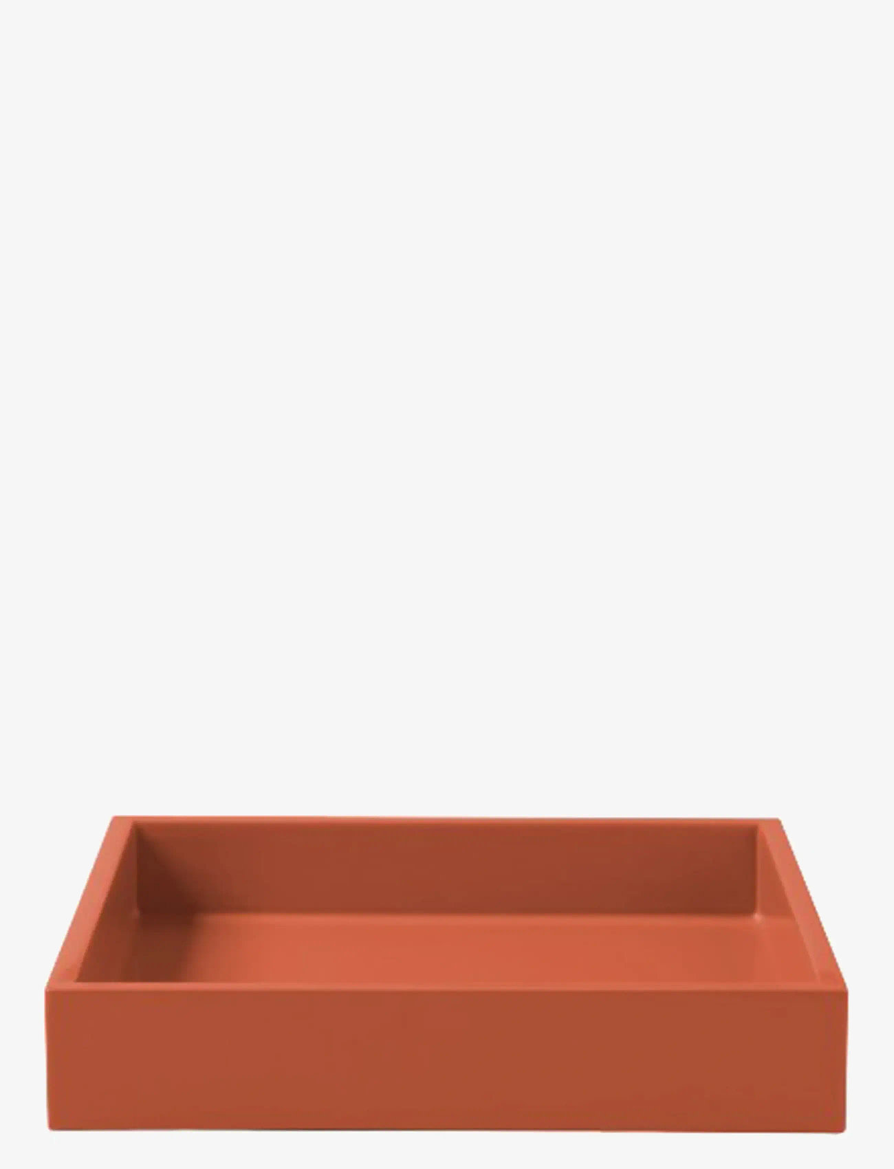 Mojoo - Lux Lacquer Tray - dekorative platter & skåle - spicy orange - 1