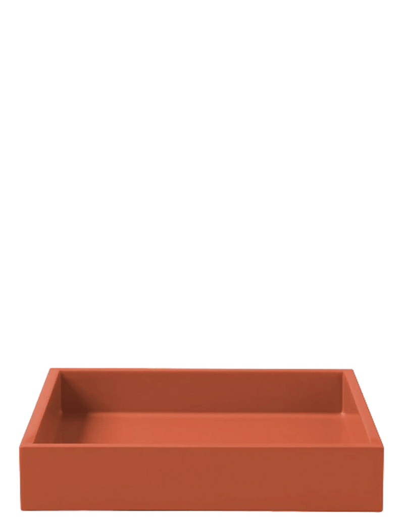 Mojoo - Lux Lacquer Tray - dekoschalen - spicy orange - 1