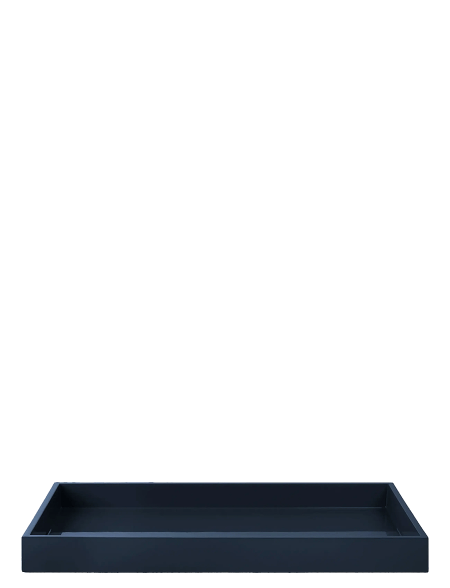 Mojoo - Lux Lacquer Tray - dekoschalen - midnight blue - 1