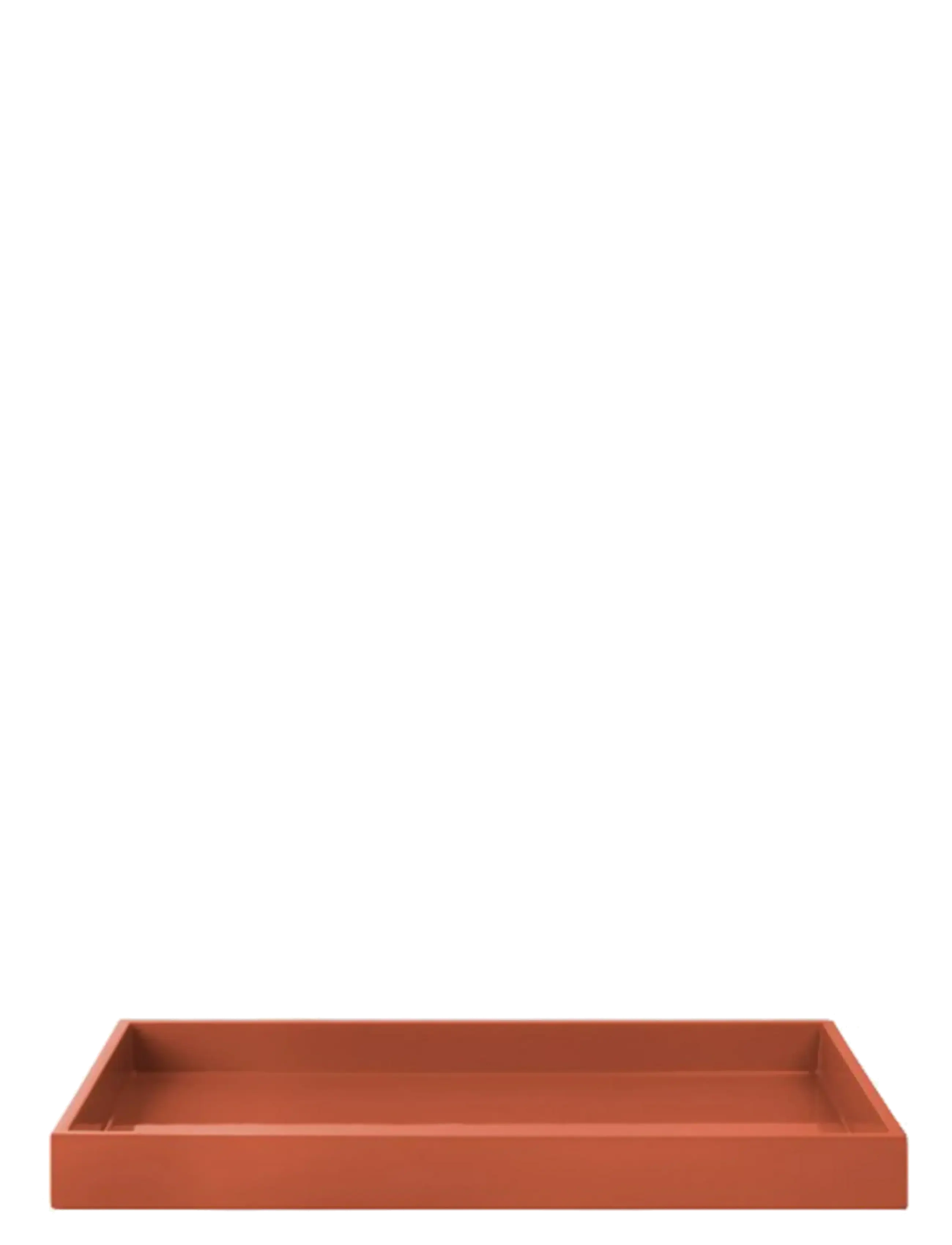 Mojoo Lux Lacquer Tray, Decorative Platters, Orange, Str: 38X19X3.5
