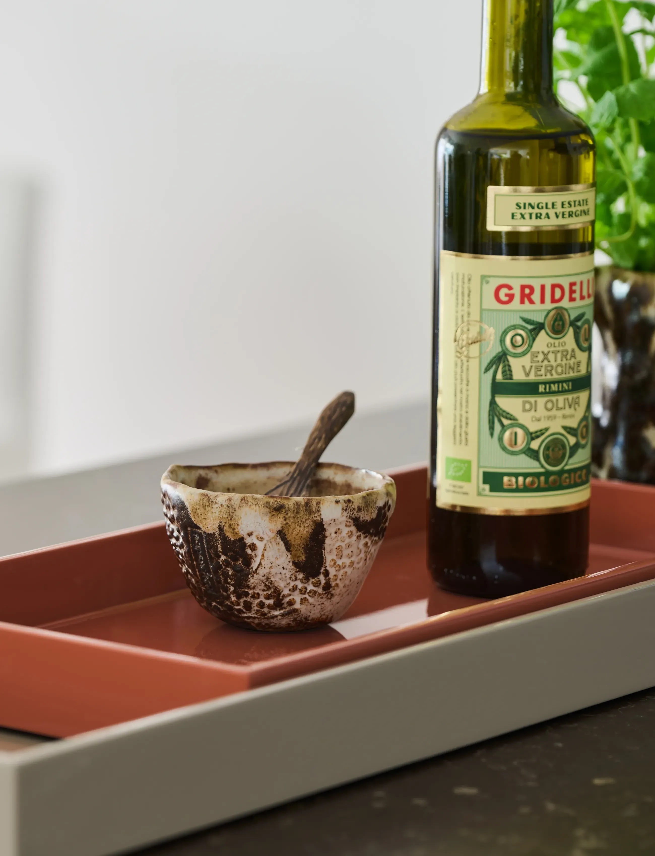Mojoo Lux Lacquer Tray, 38X19X3.5, Decoration, Orange - Decorative Platters, Homeware
