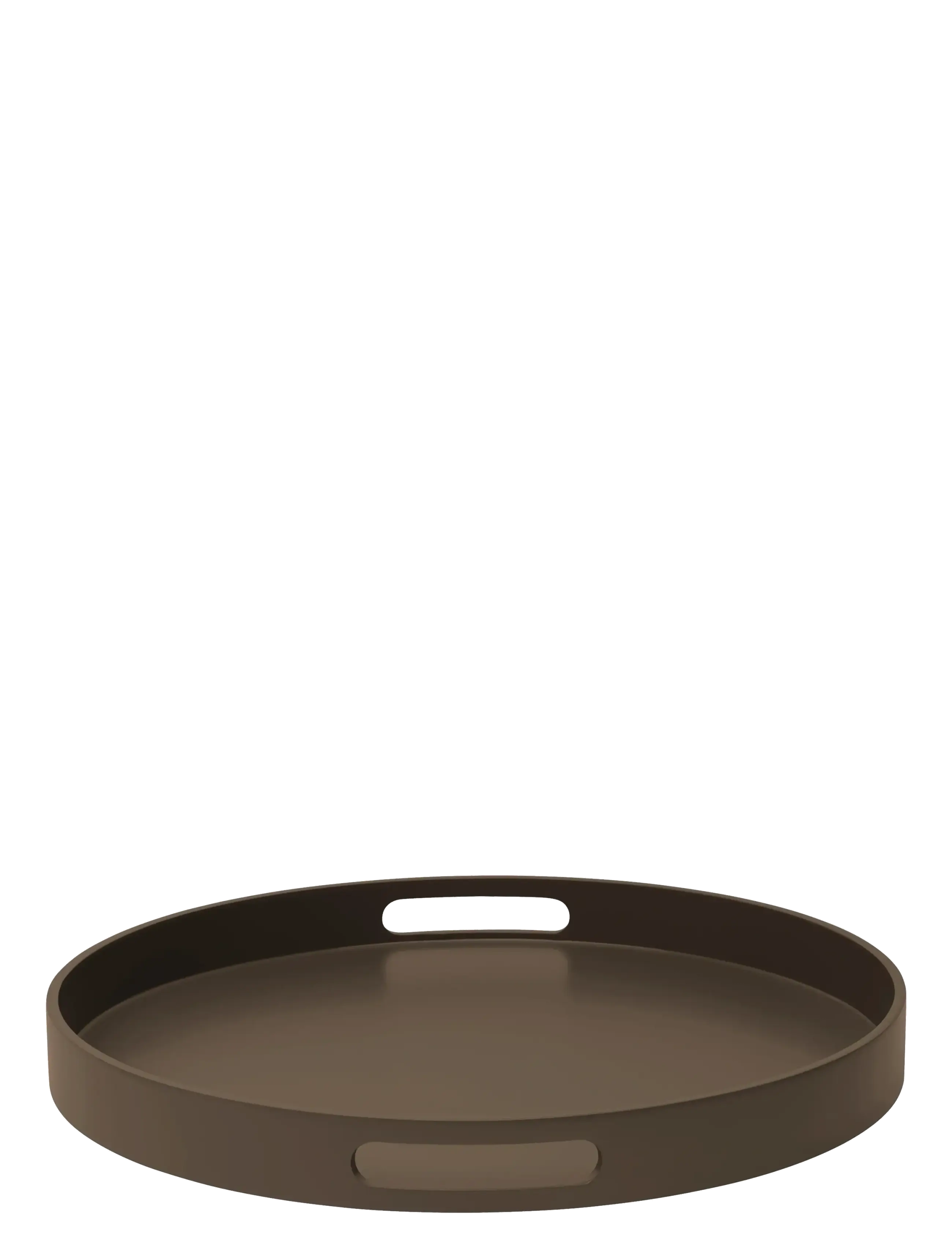 Mojoo Matt Lacquer Tray - Serveringsbakker - DARK CHOCOLATE / brown
