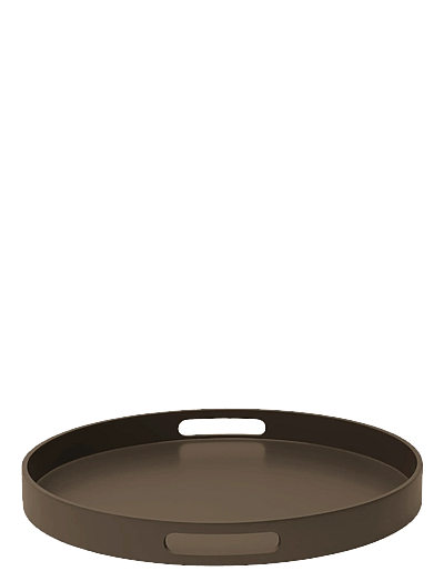 Mojoo Matt Lacquer Tray - Astiat - DARK CHOCOLATE / brown